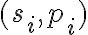  (s_i,p_i) 