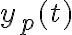 y_p(t)